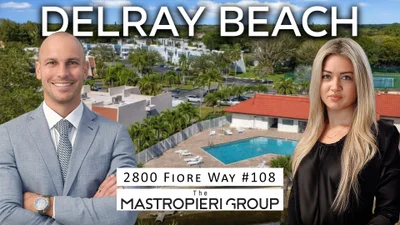 Lago Del Rey Property Tour with Larry Mastropieri | 2800 Fiore Way Apt 108, Delray Beach